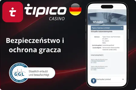 Licencja i bezpieczeństwo Tipico Casino Deutschland