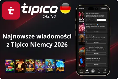 Aktualne promocje, warunki i nowe gry w Tipico Online Casino