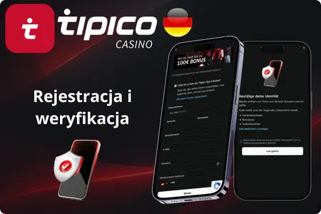 Rejestracja i weryfikacja konta w Casino Tipico